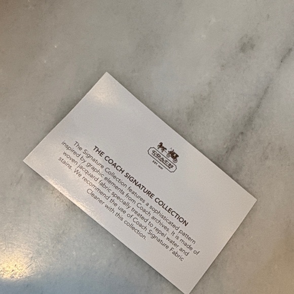 Coach Horse & Carriage Pleated Pouch Cosmetic Bag - Picture 15 of 15